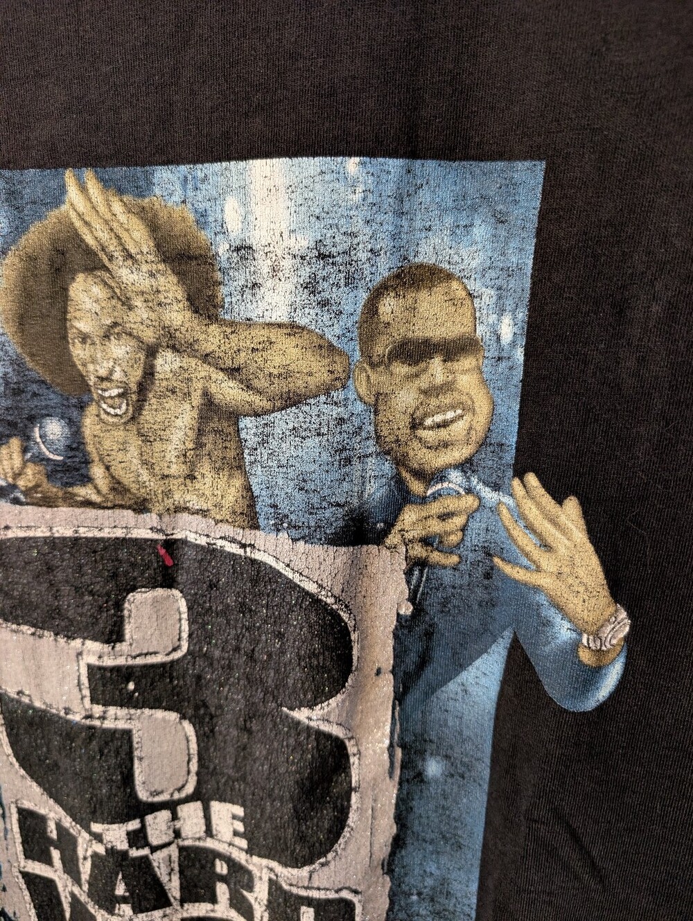 Y2K DISTRESSED "GiveMeFace" Rap T-Shirt Kanye 🔥 Jay-Z 🔥Ludicrous 🔥 Men's 3XL - Picture 4 of 16